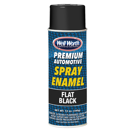 Premium Automotive Spray Enamel - Flat Black image 0